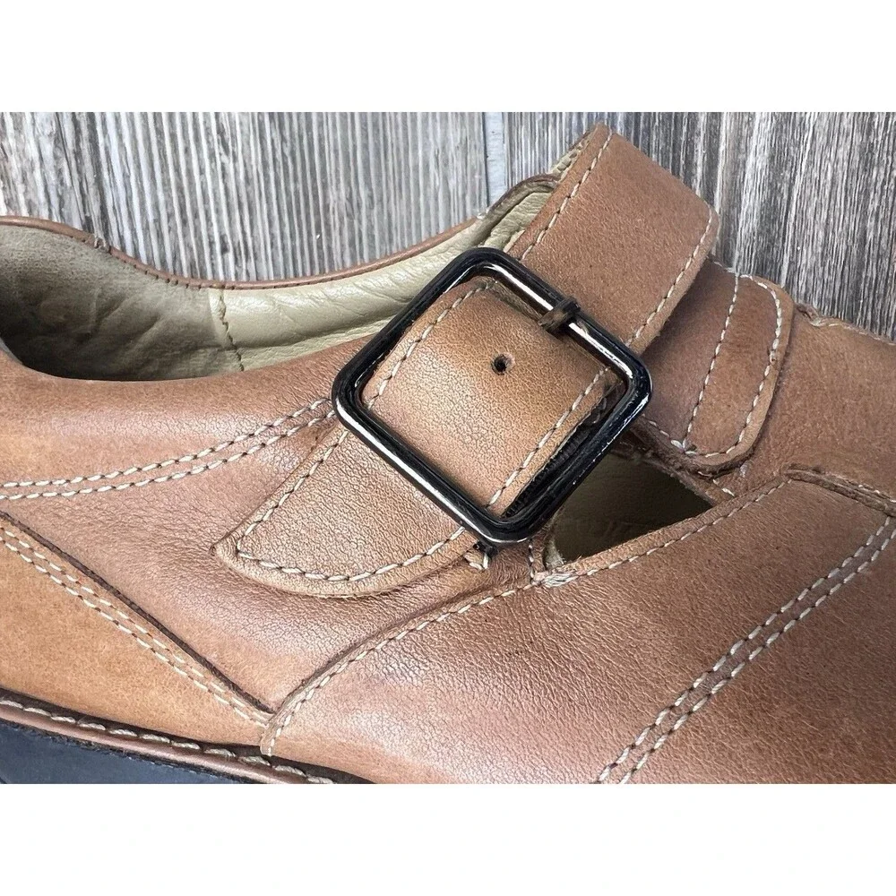 Johnston & Murphy Fisherman‎ Sheepskin Leather Sandals Tan Gladiator Men's 9M